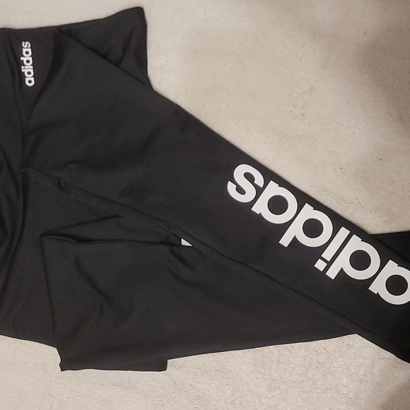 Fleece Aeroready Plain Tights - Picture 1 of 4